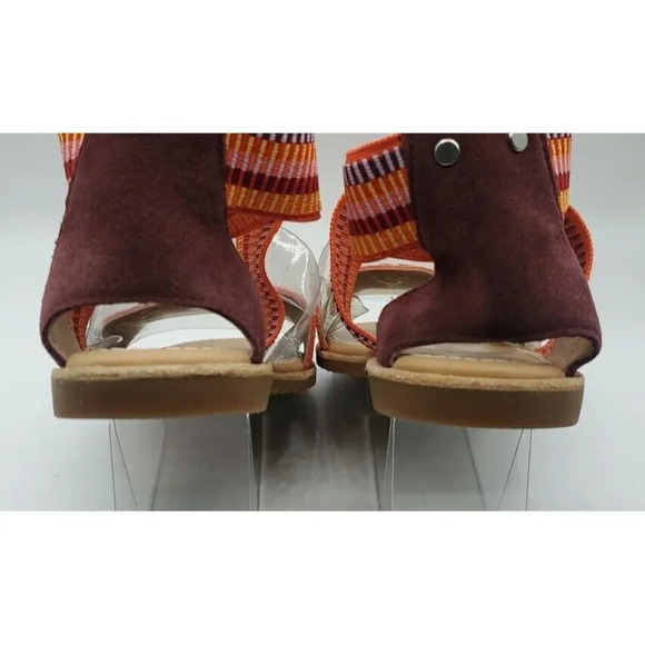 Sorel Women’s Size 6 Ella orange Ankle Scrappy Sandals New - Picture 10 of 13